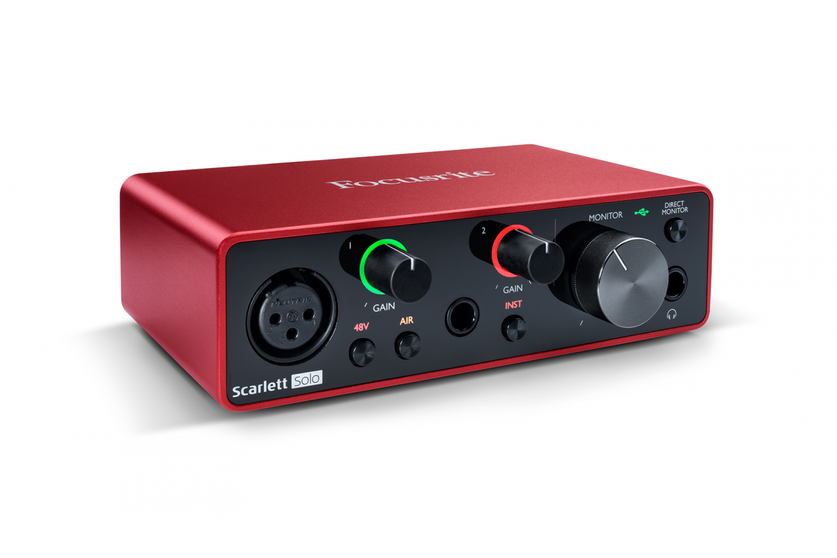 Focusrite scarlett solo как установить драйвер